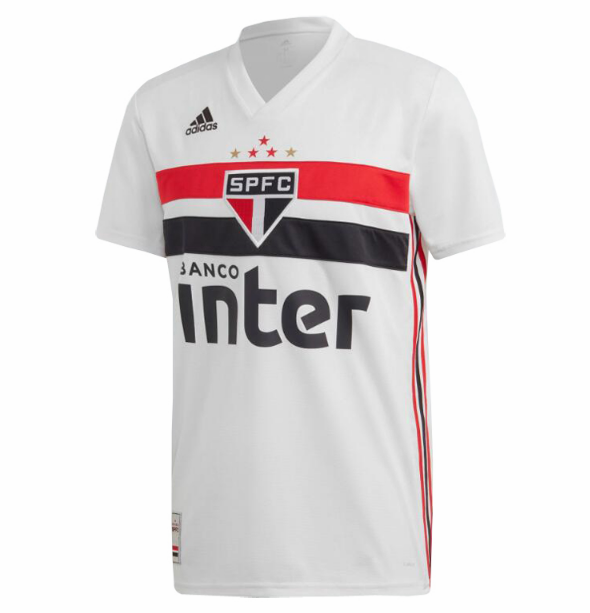Sao Paulo 19/20 Home Soccer Jersey Shirt
